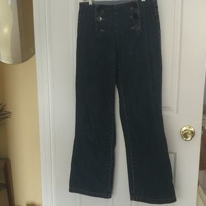 Sailor Button-Front Jeans 8P